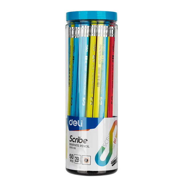 Deli 50pcs Colored Graphite Pencil Drawing Sketching Pencil Set Painti –  AOOKMIYA